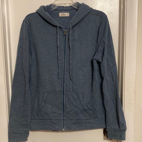 🟤 Hollister Women’s Zip-up Sweatshirt (size L) - Picture 1 of 7